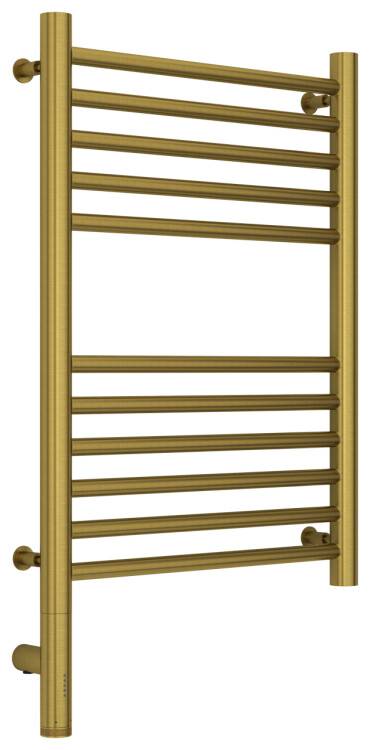 Полотенцесушитель электрический Сунержа Богема 3.0 700x400 мм МЭМ левый латунь состаренная 05158046040