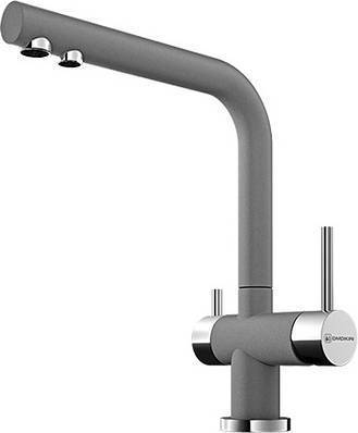 Смеситель для кухни Omoikiri Nagano-PL с фильтром Pure Drop Lite платина 4064.8028