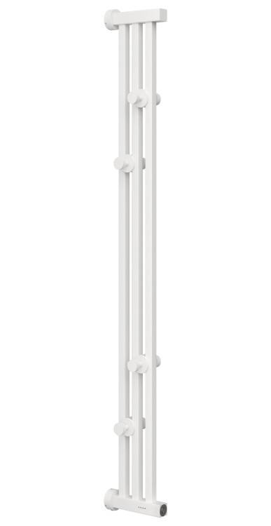 Полотенцесушитель электрический Сунержа Хорда 4.0 1250x50 мм МЭМ белый матовый 30-0834-1200