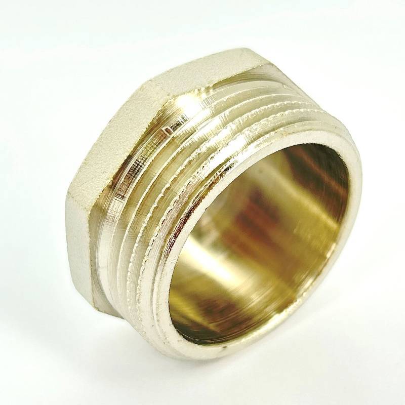 Заглушка LD Pride латунная никелированная 1 1/4 наружная резьба LD.67.505.32