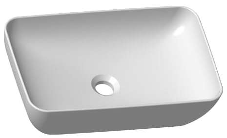 Умывальник RAVAK Uni 500 R Slim 500x310 мм керамический белый XJX01150001