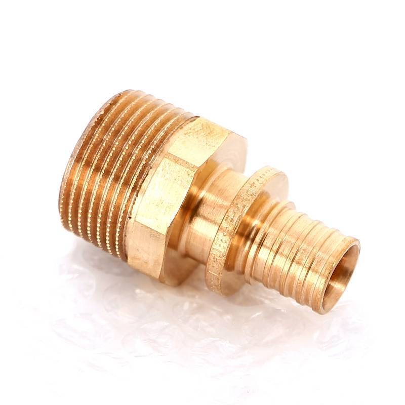 Муфта надвижная REHAU Rautitan RX 16х3/4 с наружной резьбой бронза 14563121001