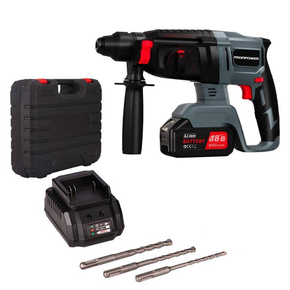 Перфоратор аккумуляторный ProfiPower MKDHR-18V 18 В 1 АКБ Li-ion MKDHR-18V