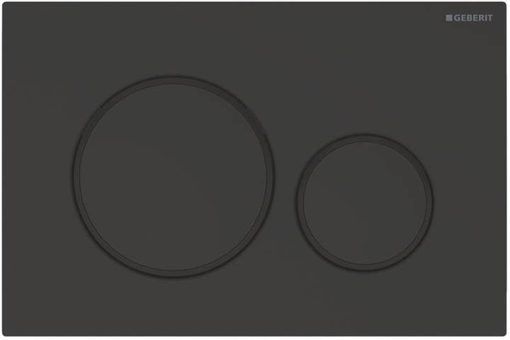 Клавиша смыва Geberit Sigma20 двойной смыв черный матовый 115.882.16.1
