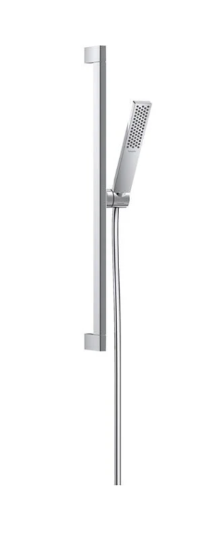 Душевой гарнитур Hansgrohe Pulsify E со штангой 650 мм хром 24370000