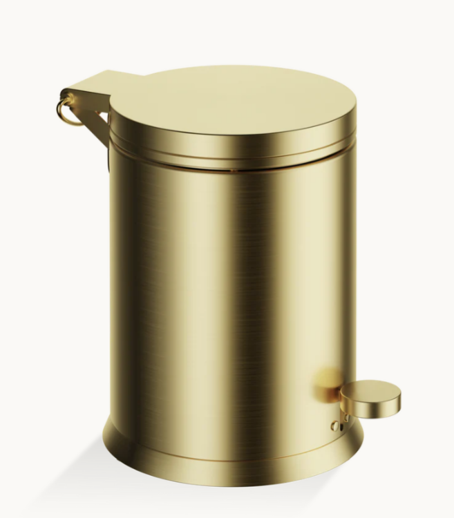 Ведро Decor Walther TE 38 SC 10 л с педалью Gold Matt 0614882
