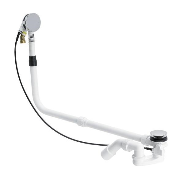 Слив-перелив для ванны Viega Multiplex Trio Visign MT5 хром 727758