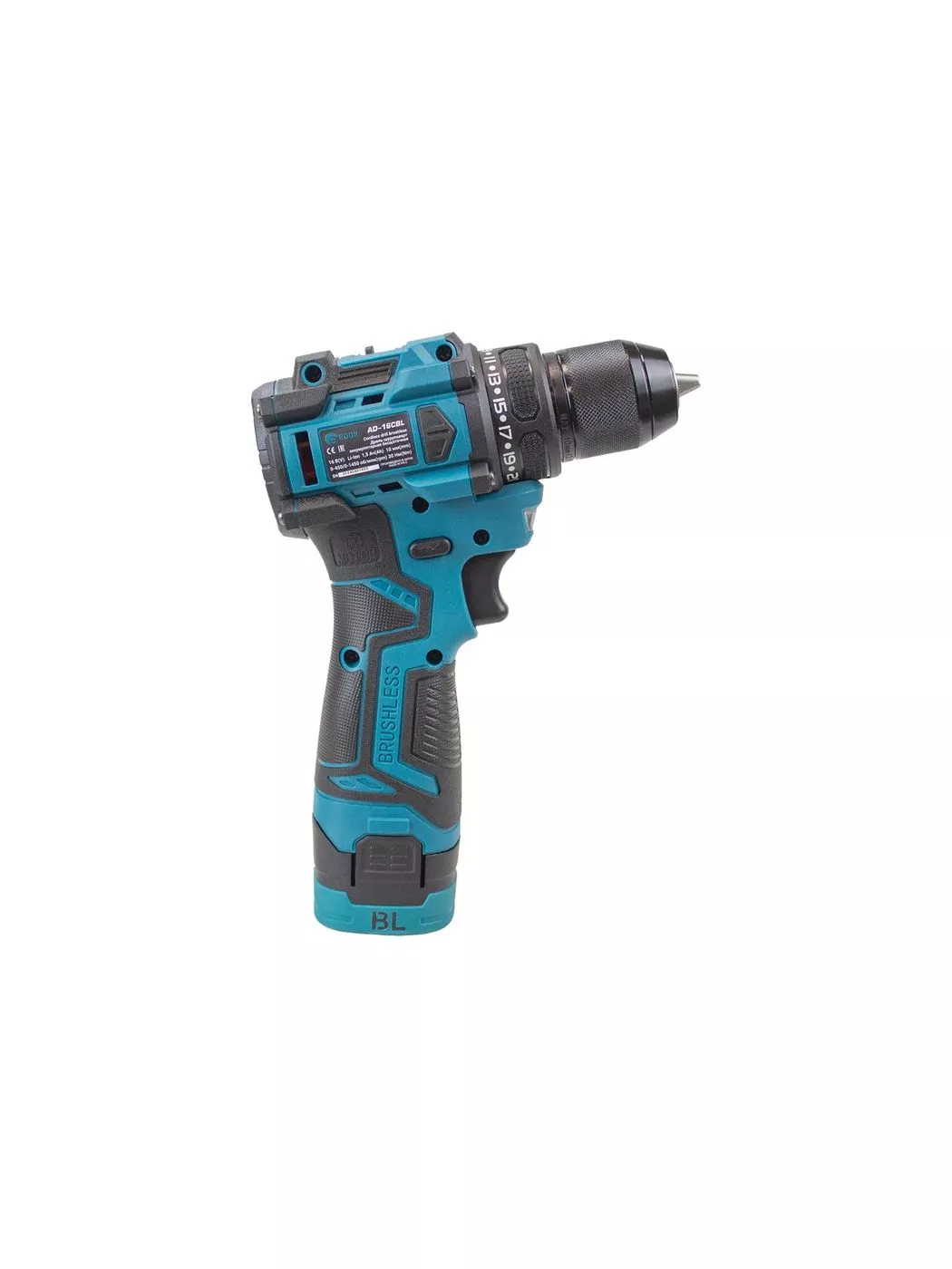 Дрель-шуруповерт аккумуляторная Edon AD-16CBL бесщеточная 16 В