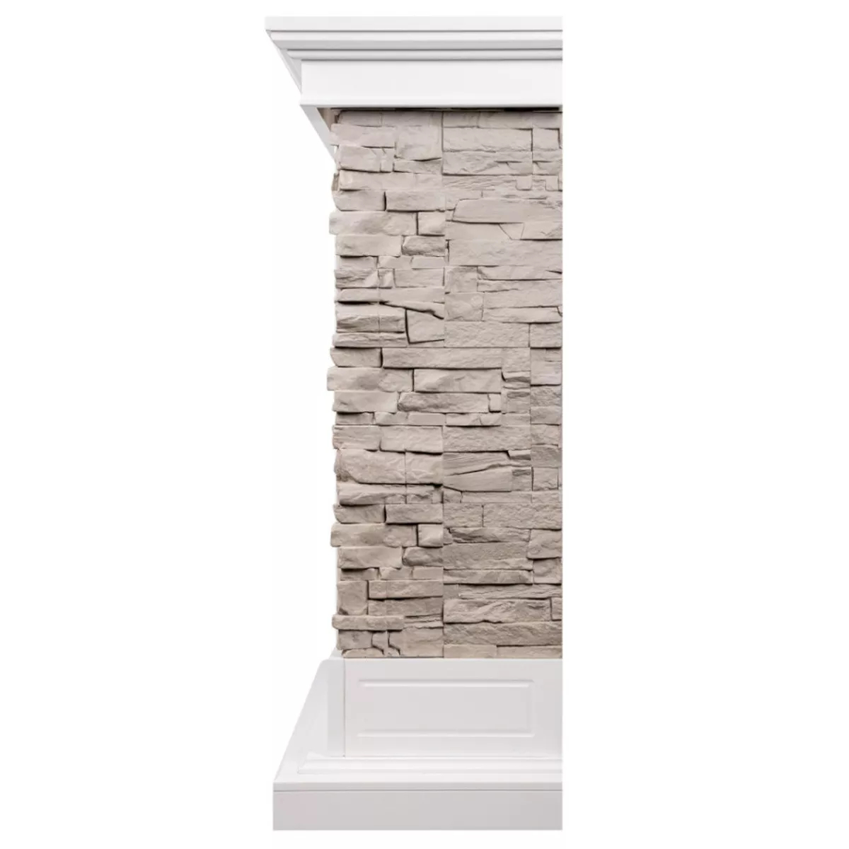 Портал для камина Firelight Florida 25 белый / серый 18808