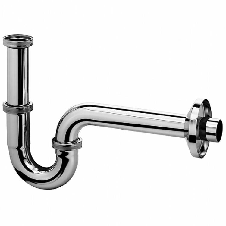 Сифон для раковины Kludi трубный 1 1/4 x 32 мм хром 102650500