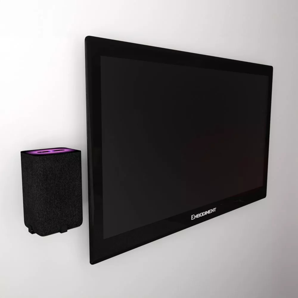 Кронштейн для Яндекс Станции 2 Embodiment EMB-YS-N-B настенный черный EMB-YS-N-B