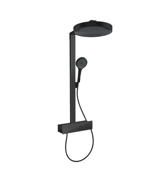 Душевая стойка Hansgrohe Rainfinity 360 с термостатом, черный матовый, 26853670