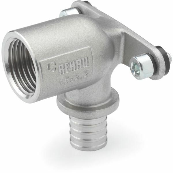 Угольник настенный REHAU RAUTITAN SX 20-Rp 1/2 короткий нержавеющая сталь 11386421001