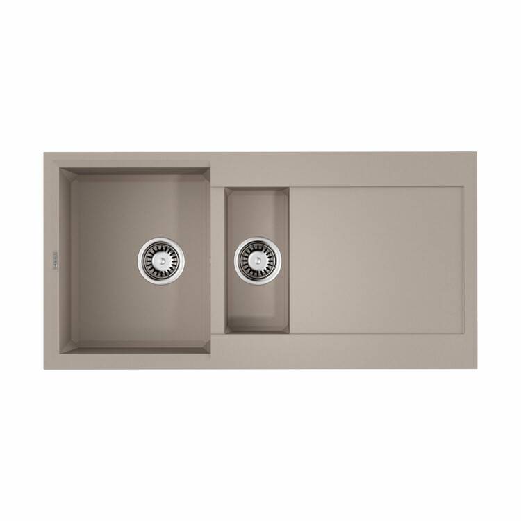 Кухонная мойка OMOIKIRI Sakaime 105-2 BE 1000x500 мм 2 чаши бежевый 4993894