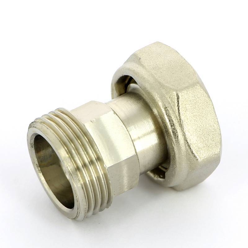 Соединение с накидной гайкой НВ Uni-Fitt 3/4 никелированное с обратным клапаном 623N3000