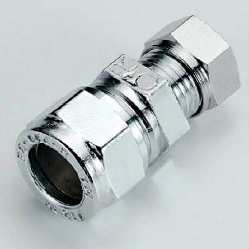 Муфта обжимная Tiemme 15х10 мм хромированная 1130072