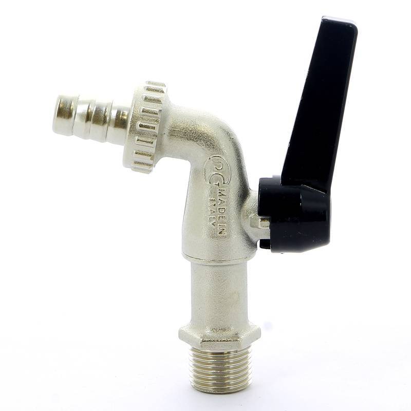 Кран шаровой садовый Bugatti Alaska 1/2 Н-штуцер рычаг 06890081