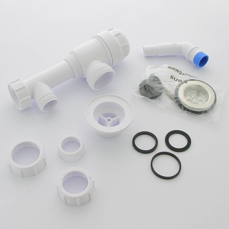 Сифон McAlpine бутылочный 1 1/4 x 32 мм с выпуском 60 мм и адаптером MRW240WM