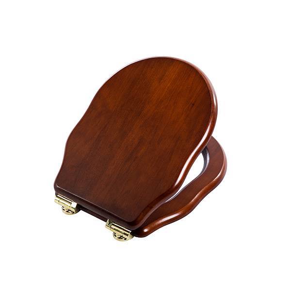 Крышка-сиденье для унитаза BelBagno Boheme орех/золото BB115SCW-ORO