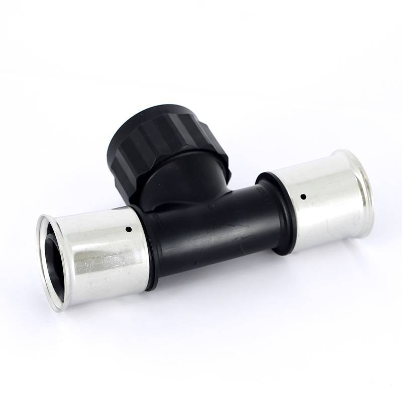 Тройник пресс с внутренней резьбой Henco PVDF 40х1 1/4х40 мм 13PK-400740