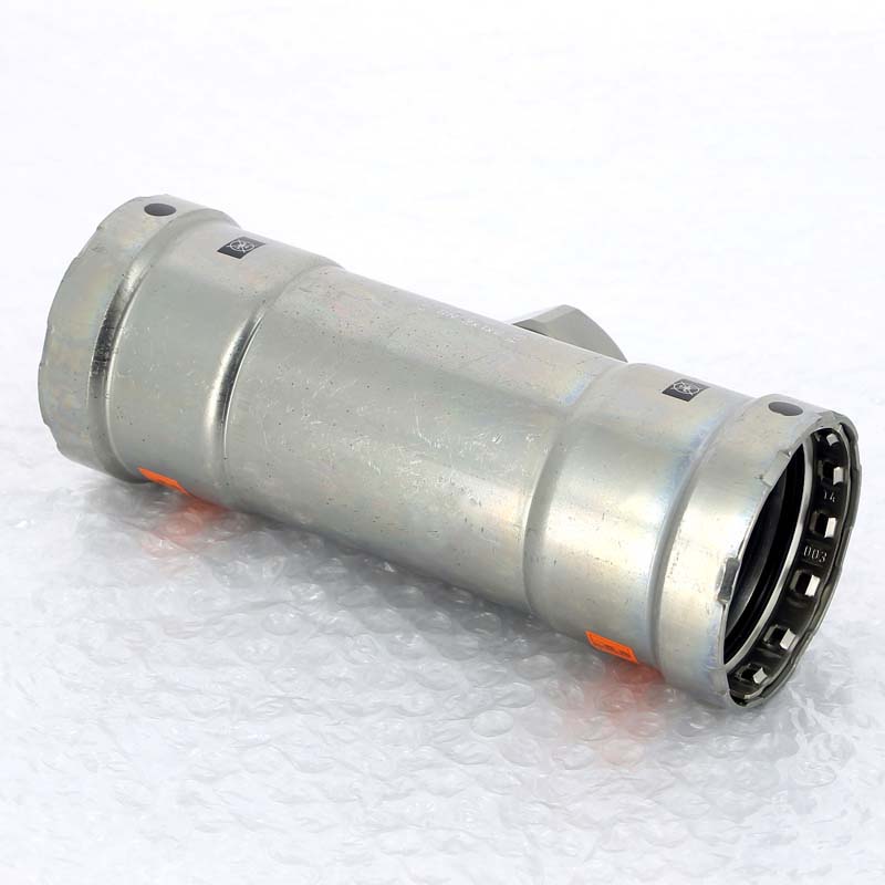 Тройник пресс-ВР оцинкованная сталь Viega Megapress 2x1x2 695262