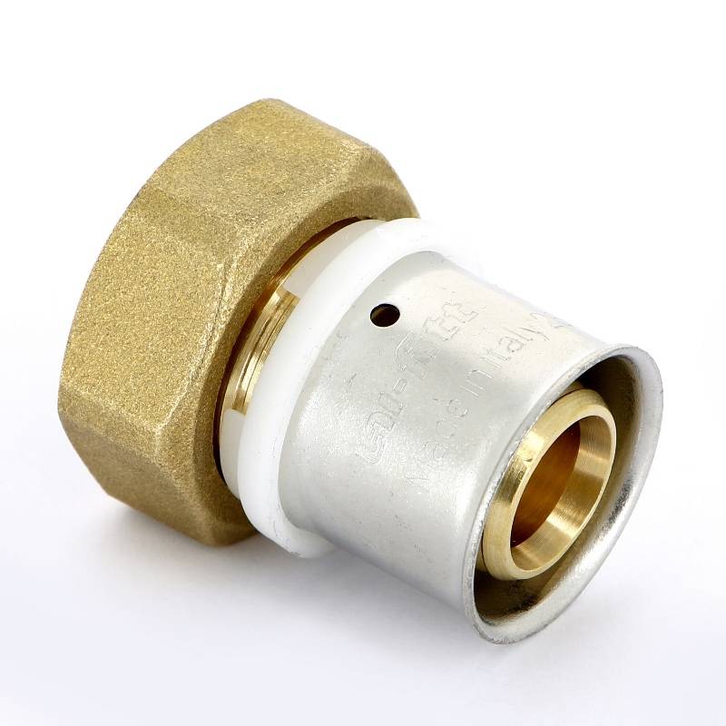 Муфта пресс с накидной гайкой Uni-Fitt 26x1 плоское уплотнение 714G8400