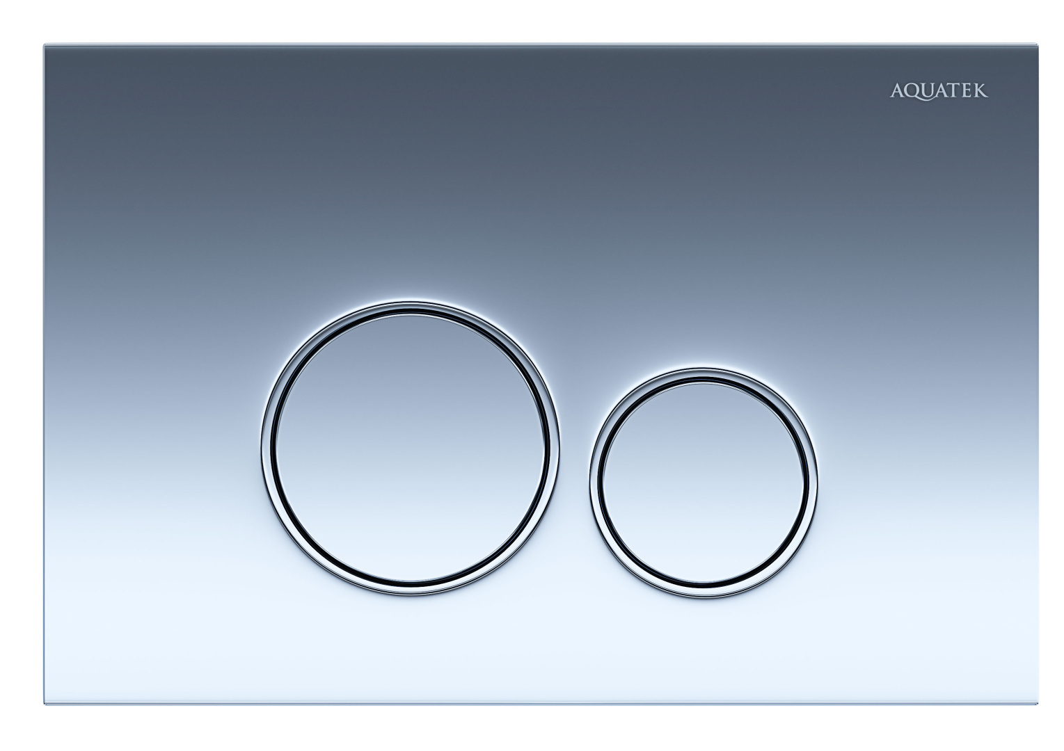 Панель смыва KDI 005B хром глянец круглые клавиши KDI-0000018