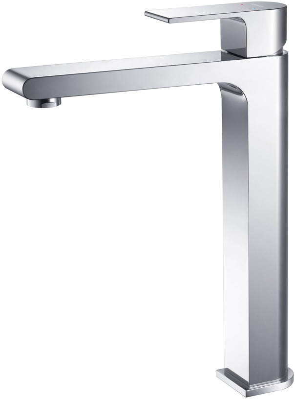 Смеситель для раковины Aquanet Лира высокий 237 мм без донного клапана хром AQ1404CR