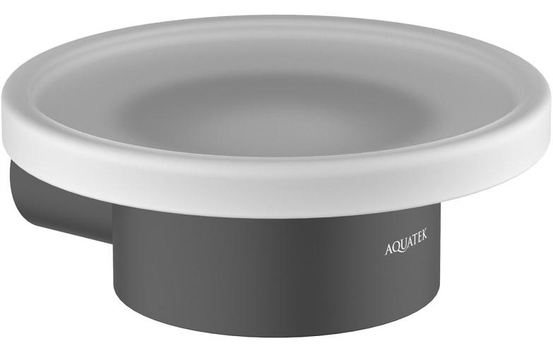 Мыльница Aquatek Лира матовый черный AQ4403MB