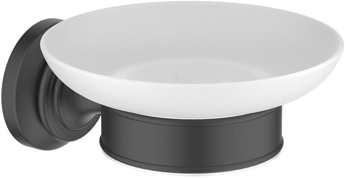 Мыльница для ванной Aquatek Классик матовый черный AQ4503MB