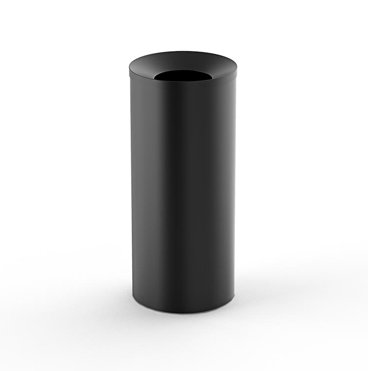 Мусорный бак Decor Walther DW 300x300x700 мм черный матовый 0615560