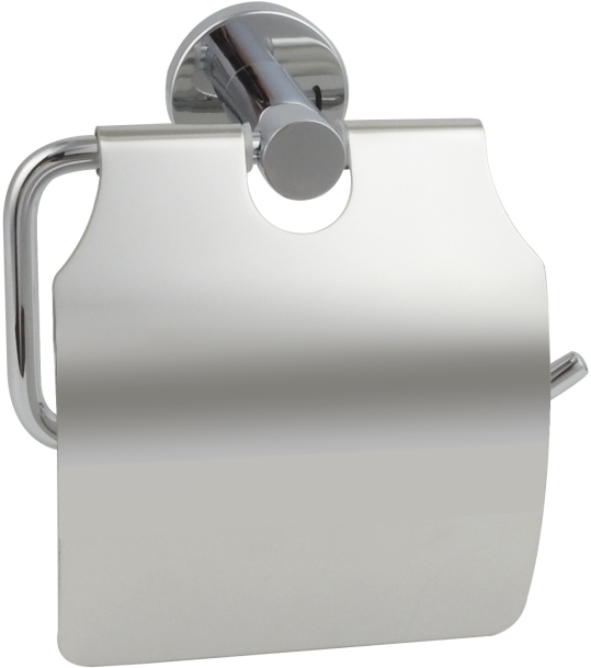 Бумагодержатель с крышкой Aquanet ВЕГА хром AQ4009CR