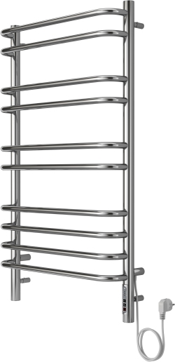 Полотенцесушитель электрический Aquatek Пандора П10 500х900 мм хром AQ EL RPC1090CH