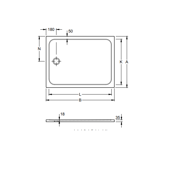 Душевой поддон Villeroy & Boch Lifetime Plus 1400x800 мм белый 6223S301