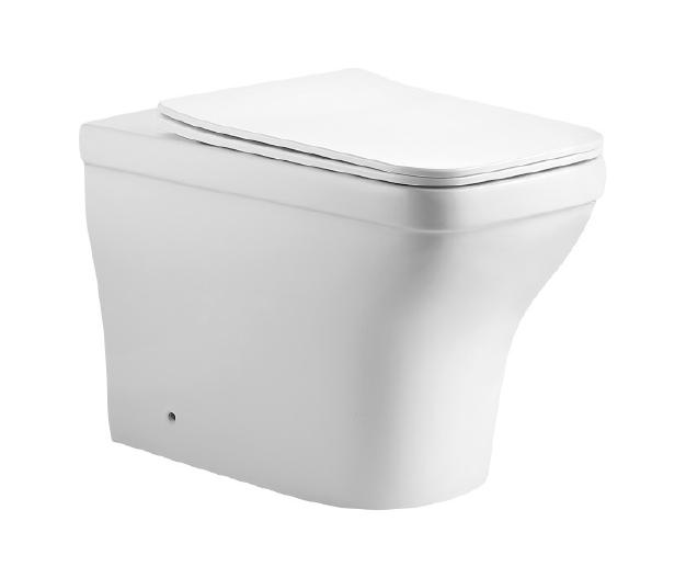 Унитаз напольный приставной безободковый Aquatek Амадео 560х365х400 мм с сиденьем микролифт AQ1964-00