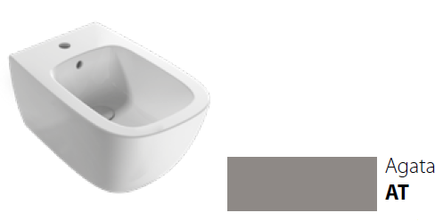 Биде подвесное Globo Genesis 360х550 мм Agata GNS09AT