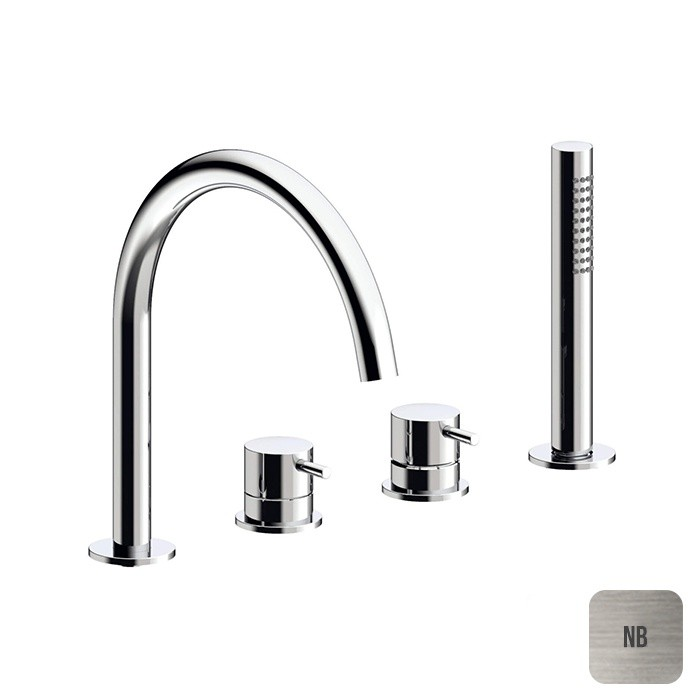 Смеситель для ванны и душа Almar скрытого монтажа Brushed Nickel E214006NB