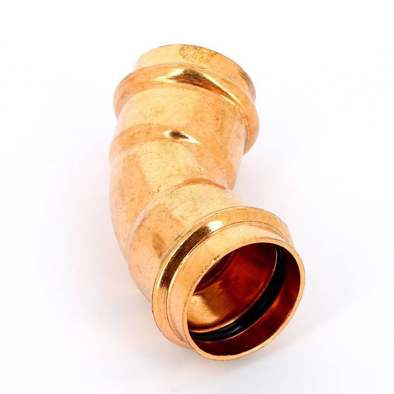 Угол 45° пресс IBP >B< Press 42 мм медь P5041 04200000