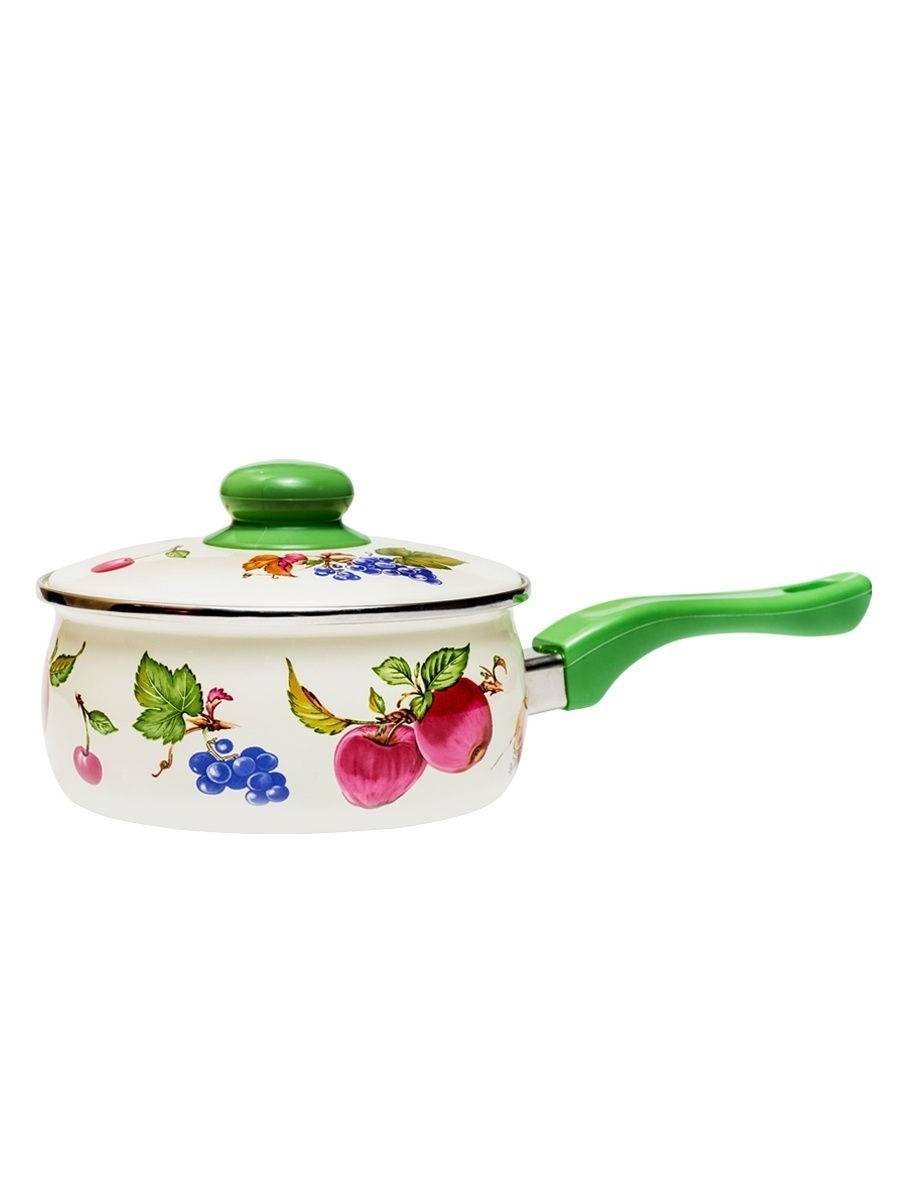 Ковш эмалированный Metrot Фрукты 1.85 л 7362