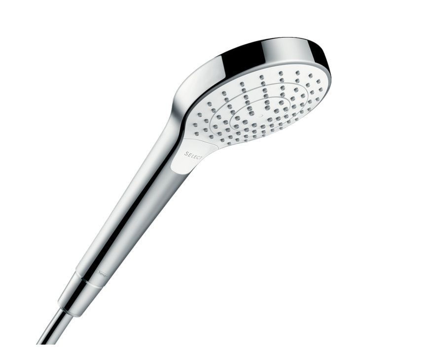 Ручной душ Hansgrohe Croma Select S Vario EcoSmart 9 л/мин белый/хром 26803400