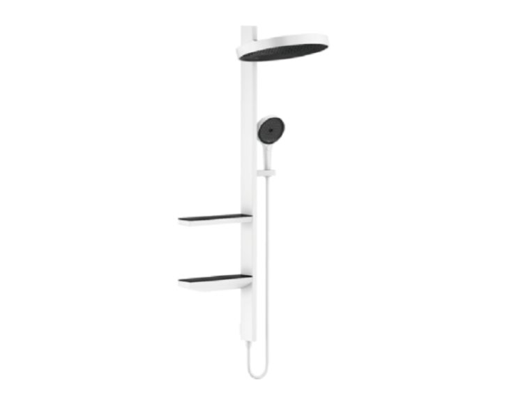 Душевая система Hansgrohe Rainfinity Showerpipe 360 1jet матовый белый 26842700