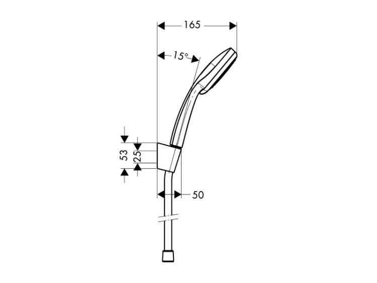 Душевой набор Hansgrohe Croma 100 Vario хром 27592000