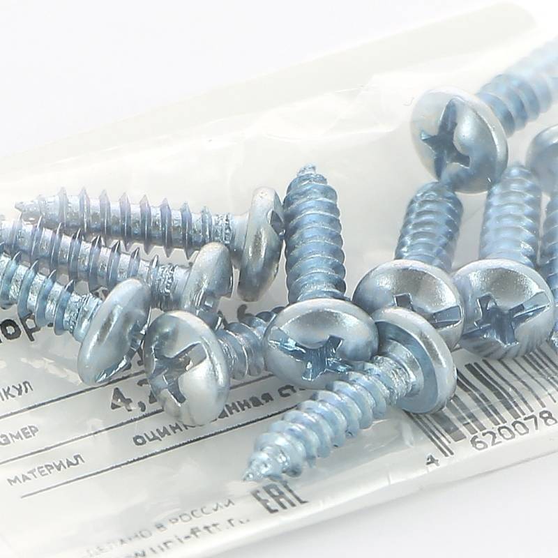 Саморез Uni-Fitt для монтажной планки 4.2x16 мм 861T4216