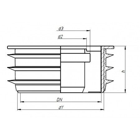 Переход Ostendorf HT HTRKi 110x75 мм PP RAL 7037 115760