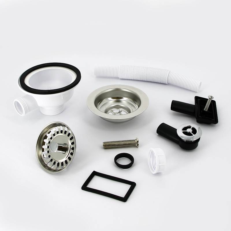 Выпуск для мойки McAlpine 113 мм с переливом 1 1/2 хром OFR2-113S