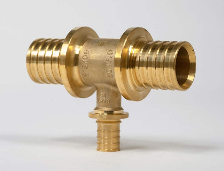 Тройник переходной REHAU RAUTITAN MX 63-40-63 латунь 11092881001