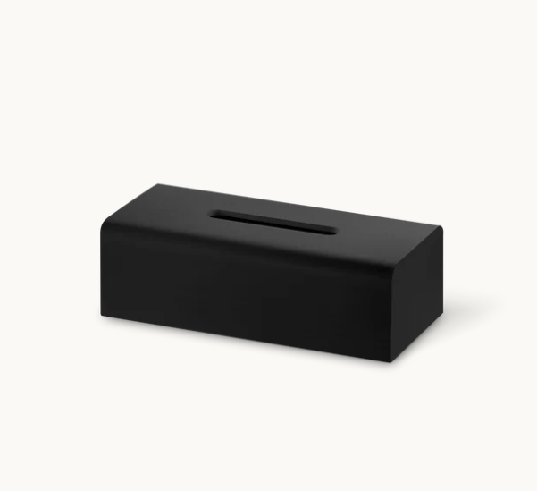 Короб для салфеток Decor Walther Stone 260х135х80 мм черный матовый 0971960