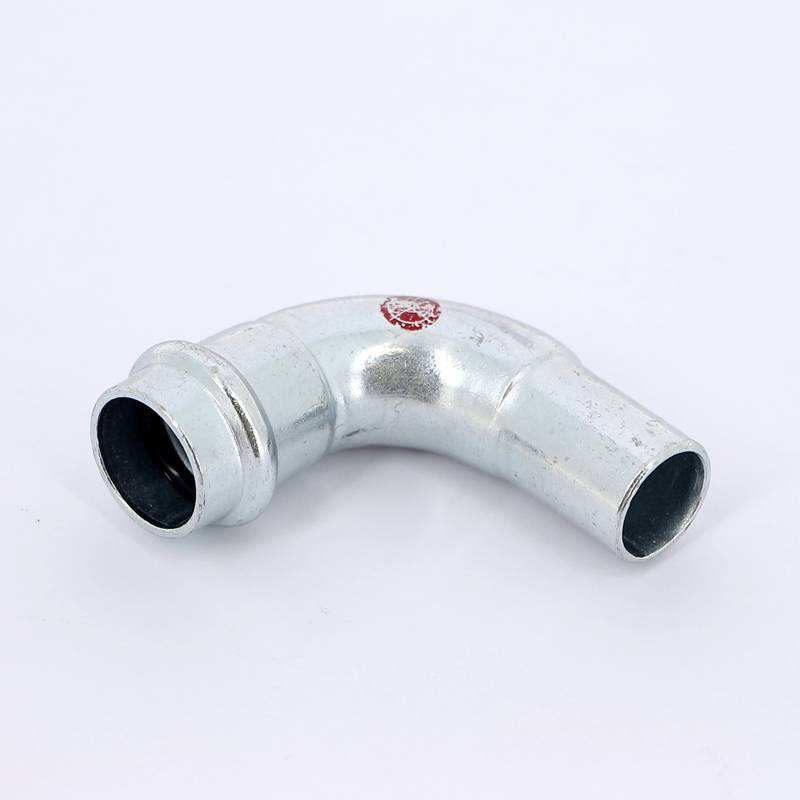 Угол-вставка 90° пресс IBP B Press Carbon 18 мм оцинкованная сталь PC5001 0180000