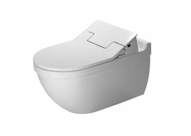 Унитаз подвесной Duravit Starck 3 370x620 мм с сиденьем-биде SensoWash Slim 2226590000/611000002304300