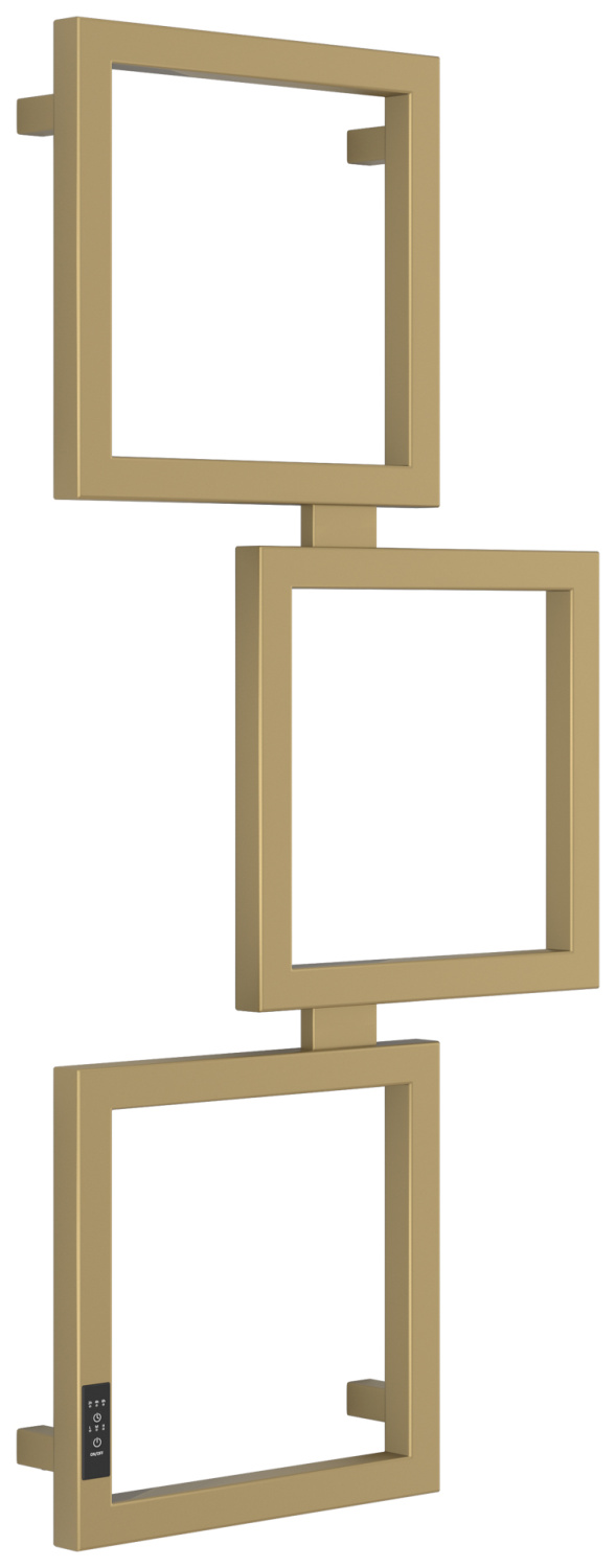 Полотенцесушитель электрический Сунержа Этюд 49х105 см левый золотой шёлк матовый 32-0846-1050